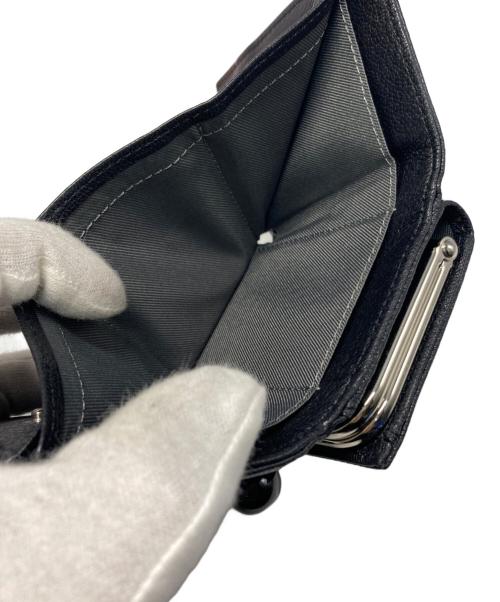 PEZ（ペッツ）PEZ (ペッツ) ear PAPILLONNER (イアパピヨネ) 3つ折り財布 ブラックの古着・服飾アイテム