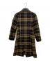 BURBERRY BLUE LABEL (バーバリー ブルー レーベル) 襟レザーノバチェックコート ブラック サイズ:サイズ38：20000円