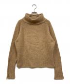 The Elder Statesmanエルダーステイツマン）の古着「カシミヤハイネックニット」｜ブラウン