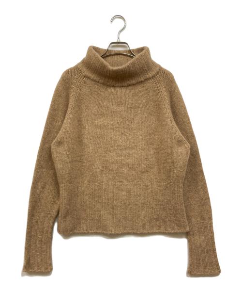 The Elder Statesman（エルダーステイツマン）The Elder Statesman (エルダーステイツマン) カシミヤハイネックニット ブラウン サイズ:Sの古着・服飾アイテム