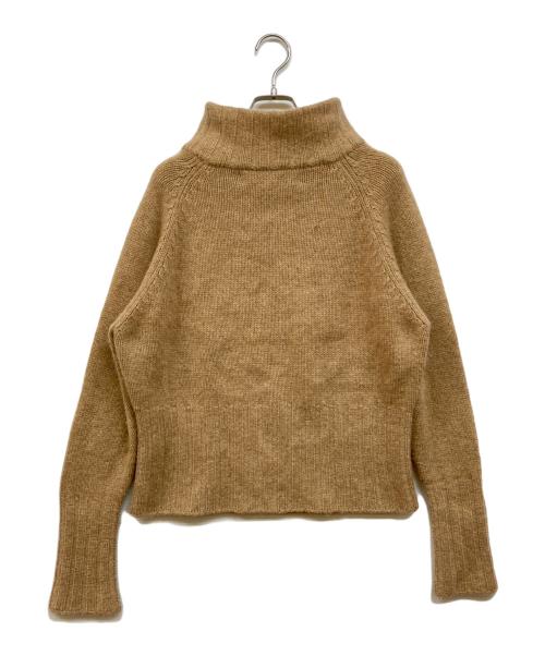 The Elder Statesman（エルダーステイツマン）The Elder Statesman (エルダーステイツマン) カシミヤハイネックニット ブラウン サイズ:Sの古着・服飾アイテム