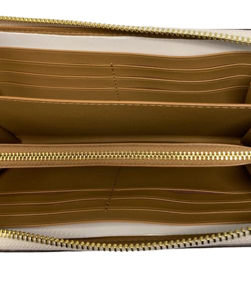 COACH（コーチ）COACH (コーチ) ラウンドジップウォレット ホワイトの古着・服飾アイテム