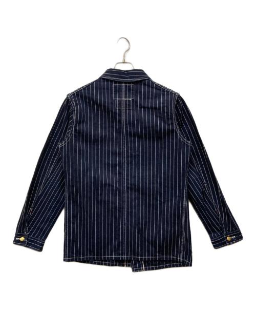 SUGAR CANE（シュガーケーン）SUGAR CANE (シュガーケーン) Lot485 ウォバッシュストライプカバーオール インディゴ サイズ:36の古着・服飾アイテム