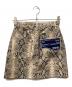 DAIRIKU (ダイリク) python polyester mini skirt ブラウン サイズ:25：10000円