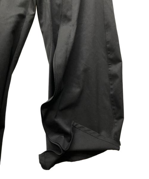 Knuth Marf（クヌースマーフ）KNUTH MARF (クヌースマーフ) slit deformed pants ブラック サイズ:Sの古着・服飾アイテム