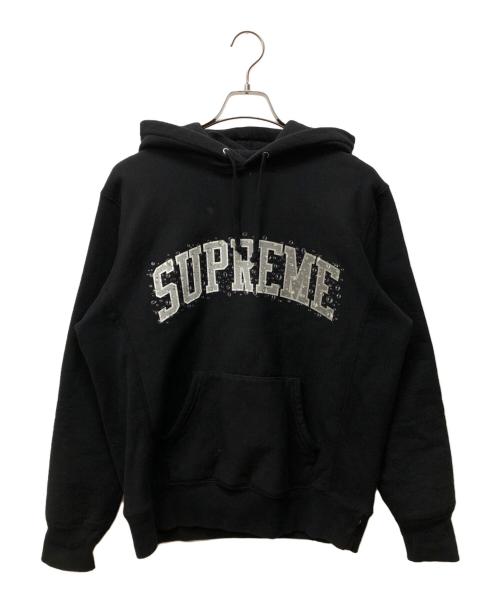 SUPREME（シュプリーム）Supreme (シュプリーム) 18AW Water Arc Logo Hooded Sweatshirt ブラック サイズ:Mの古着・服飾アイテム