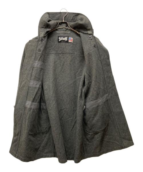 Schott（ショット）Schott (ショット) ロングダッフルコート グレー サイズ:Lの古着・服飾アイテム