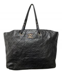 中古　CHANEL ブラック キルティング バッグ 中古・古着通販】CHANEL (シャネル) キルティングバッグ ホワイト