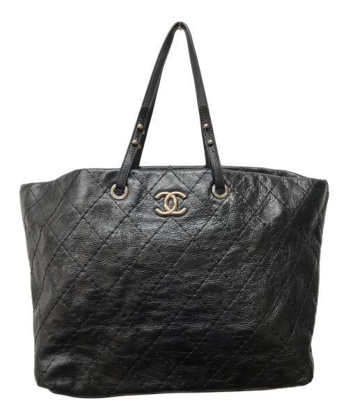 CHANEL（シャネル）CHANEL (シャネル) オンザロード トートバッグ ブラックの古着・服飾アイテム