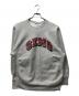 Champion（チャンピオン）の古着「REVERSE WEAVE クルーネックスウェット」｜グレー×レッド