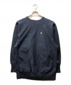 Championチャンピオン）の古着「REVERSE WEAVE クルーネックスウェット」｜ネイビー