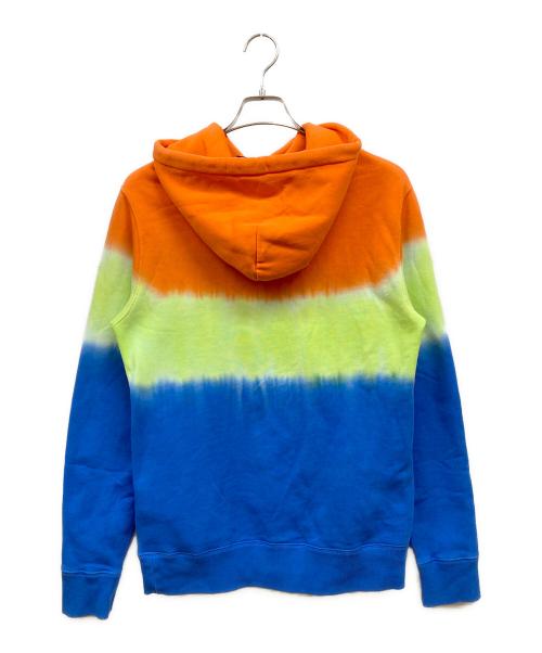 POLO RALPH LAUREN（ポロ・ラルフローレン）POLO RALPH LAUREN (ポロ・ラルフローレン) Poloベア プリントフーディ オレンジ×ブルー サイズ:Sの古着・服飾アイテム