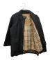 中古・古着 BURBERRY LONDON (バーバリーロンドン) ライナー付き中綿ステンカラーコート ブラック サイズ:Ｌ：25000円