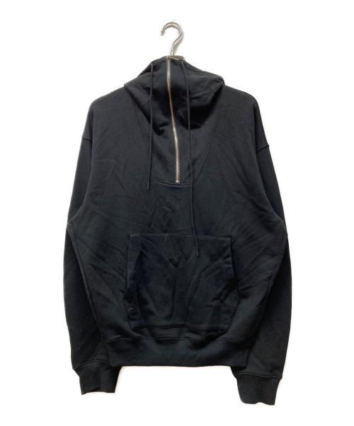 HELMUT LANG（ヘルムートラング）HELMUT LANG (ヘルムートラング) ハーフジップスウェット ブラック サイズ:Sの古着・服飾アイテム