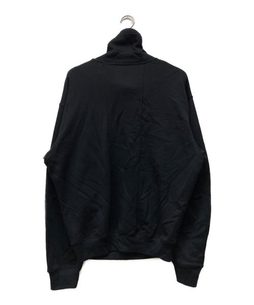 HELMUT LANG（ヘルムートラング）HELMUT LANG (ヘルムートラング) ハーフジップスウェット ブラック サイズ:Sの古着・服飾アイテム