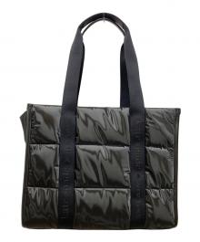 Kate Spade（ケイトスペード）の古着「キップ パフィー ラージ トート」｜ブラック