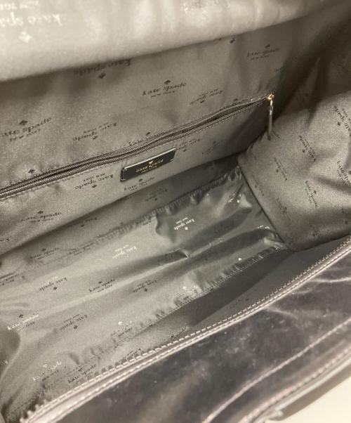 Kate Spade（ケイトスペード）Kate Spade (ケイトスペード) キップ パフィー ラージ トート ブラックの古着・服飾アイテム