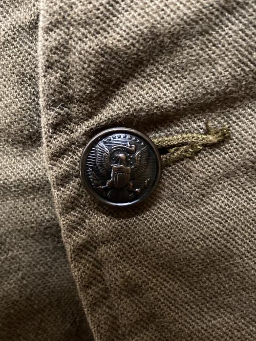 RRL（ダブルアールエル）RRL (ダブルアールエル) ミリタリーリネン切替ジレ カーキ サイズ:Mの古着・服飾アイテム