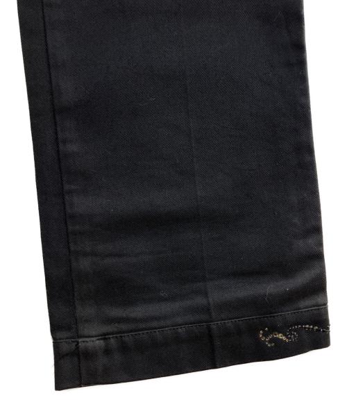 Dickies（ディッキーズ）Dickies (ディッキーズ) JWYED (ジェイド) スワロフスキーカスタムワークパンツ ブラック サイズ:32の古着・服飾アイテム