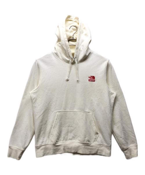 THE NORTH FACE（ザ ノース フェイス）THE NORTH FACE (ザ ノース フェイス) SUPREME (シュプリーム) パーカー ホワイト サイズ:Lの古着・服飾アイテム