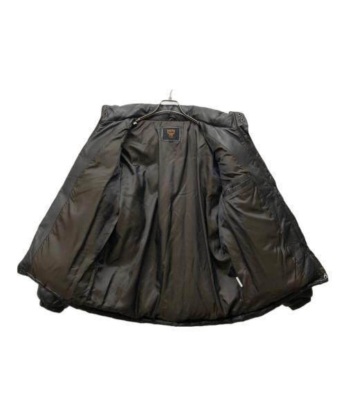 MCM（エムシーエム）MCM (エムシーエム) レザーダウンジャケット ブラウン サイズ:Lの古着・服飾アイテム