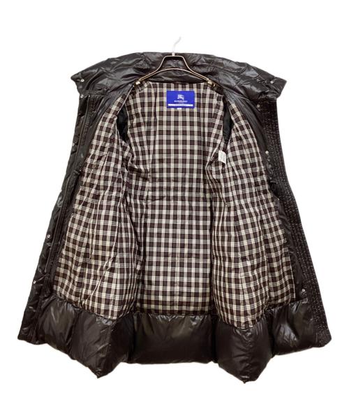 BURBERRY BLUE LABEL（バーバリー ブルー レーベル）BURBERRY BLUE LABEL (バーバリー ブルー レーベル) Aラインダウンコート ブラック サイズ:38の古着・服飾アイテム