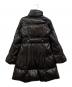 BURBERRY BLUE LABEL (バーバリー ブルー レーベル) Aラインダウンコート ブラック サイズ:38：18000円