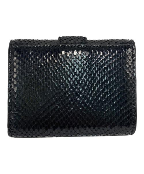 JIMMY CHOO（ジミーチュウ）JIMMY CHOO (ジミーチュウ) CHERI CARD CASE RIZARD ブラックの古着・服飾アイテム
