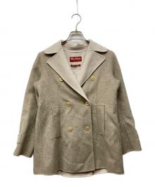 Max Mara Studio（マックスマーラ ストゥディオ）の古着「VERNICE Pコート」｜ベージュ