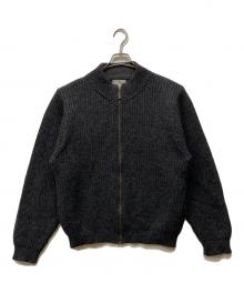 L.L.Bean（エルエルビーン）の古着「80sアルバカ混ニットジャケット」｜グレー