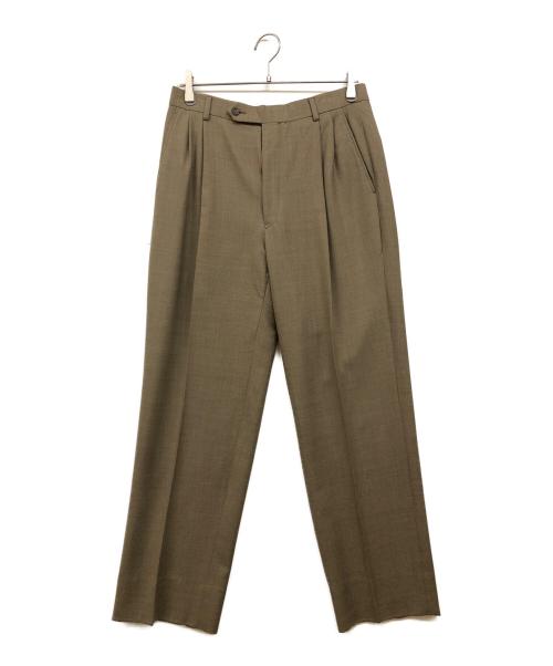 BROOKS BROTHERS（ブルックスブラザーズ）BROOKS BROTHERS (ブルックスブラザーズ) ツータックウールスラックス ベージュ サイズ:記載無し（実寸サイズをご確認ください）の古着・服飾アイテム