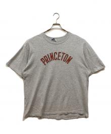 Champion（チャンピオン）の古着「プリンストンカレッジロゴTシャツ」｜グレー
