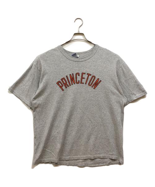 Champion（チャンピオン）Champion (チャンピオン) プリンストンカレッジロゴTシャツ グレー サイズ:XLの古着・服飾アイテム