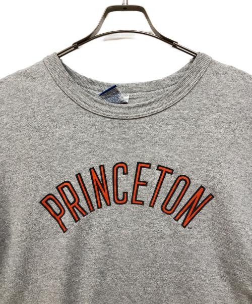 Champion（チャンピオン）Champion (チャンピオン) プリンストンカレッジロゴTシャツ グレー サイズ:XLの古着・服飾アイテム