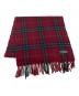 BURBERRY LONDON（バーバリーロンドン）の古着「カシミヤタータンチェックマフラー」｜レッド