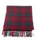 BURBERRY LONDON (バーバリーロンドン) カシミヤタータンチェックマフラー レッド：8000円