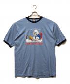 TNTティーエヌティー）の古着「SPEED RACER リンガーTシャツ」｜ブルー