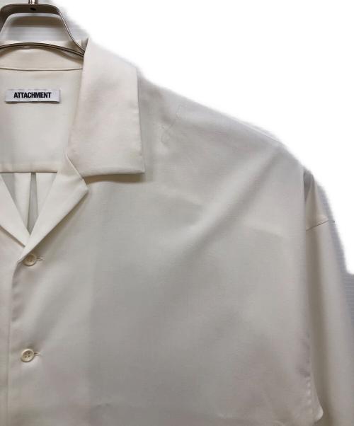 ATTACHMENT（アタッチメント）ATTACHMENT (アタッチメント) オーバーサイズオープンカラーシャツ ホワイト サイズ:2の古着・服飾アイテム