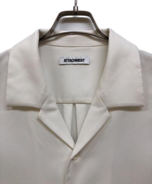 ATTACHMENT（アタッチメント）ATTACHMENT (アタッチメント) オーバーサイズオープンカラーシャツ ホワイト サイズ:2の古着・服飾アイテム