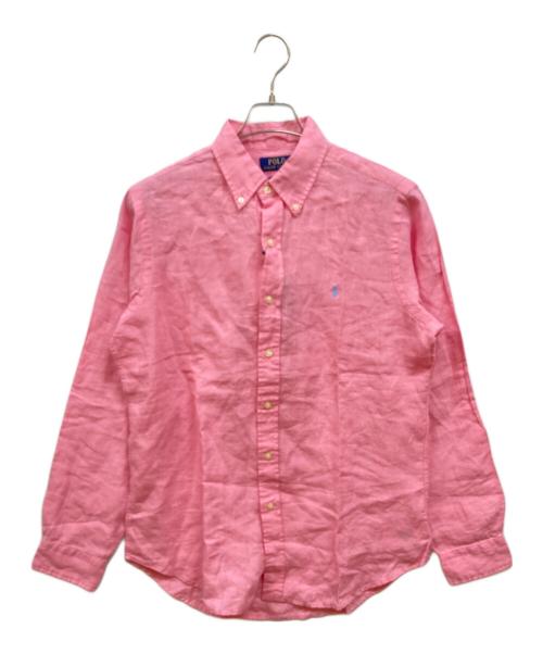 POLO RALPH LAUREN（ポロ・ラルフローレン）POLO RALPH LAUREN (ポロ・ラルフローレン) リネンシャツ ピンク サイズ:Ｍ 未使用品の古着・服飾アイテム