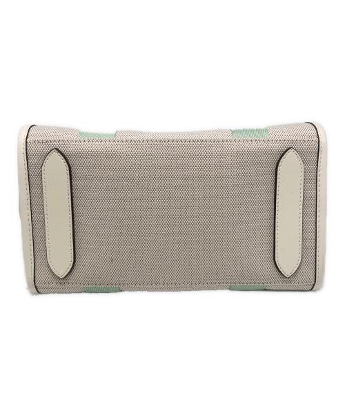 Kate Spade（ケイトスペード）Kate Spade (ケイトスペード) キャンバス2WAYトートバッグ アイボリーの古着・服飾アイテム