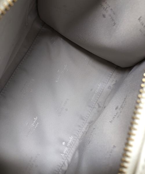 Kate Spade（ケイトスペード）Kate Spade (ケイトスペード) キャンバス2WAYトートバッグ アイボリーの古着・服飾アイテム