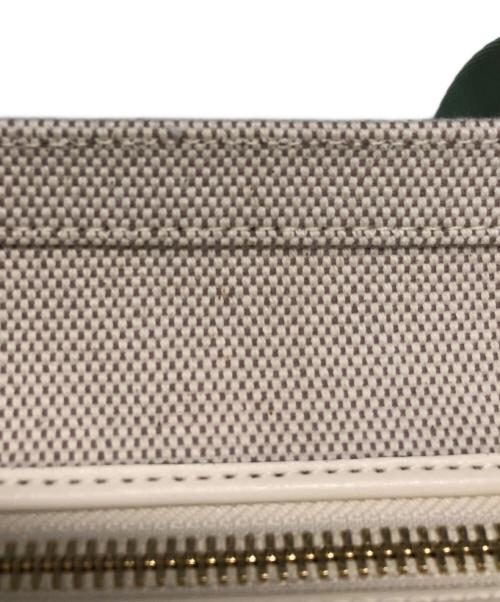 Kate Spade（ケイトスペード）Kate Spade (ケイトスペード) キャンバス2WAYトートバッグ アイボリーの古着・服飾アイテム