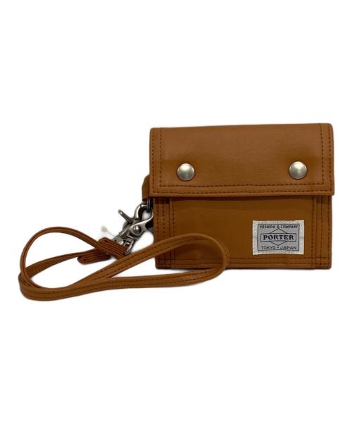 PORTER TOKYO（ポータートーキョー）PORTER TOKYO (ポータートーキョー) フリースタイル ウォレット ブラウンの古着・服飾アイテム