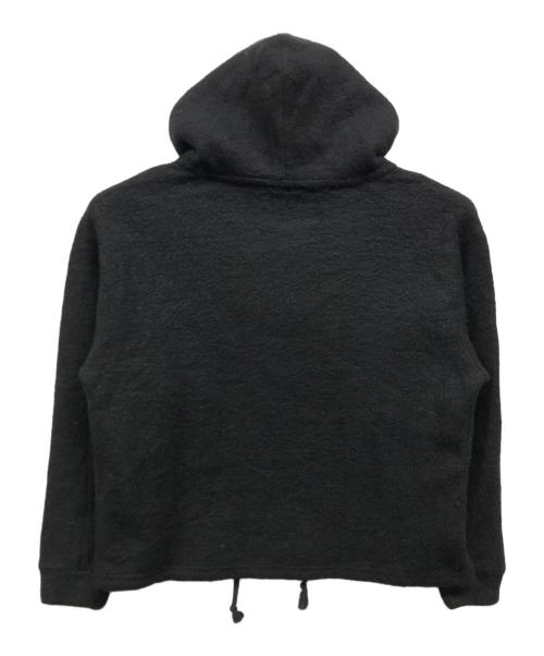 NUMBER (N)INE（ナンバーナイン）NUMBER (N)INE (ナンバーナイン) ハーフジップフリースパーカー ブラック サイズ:3の古着・服飾アイテム