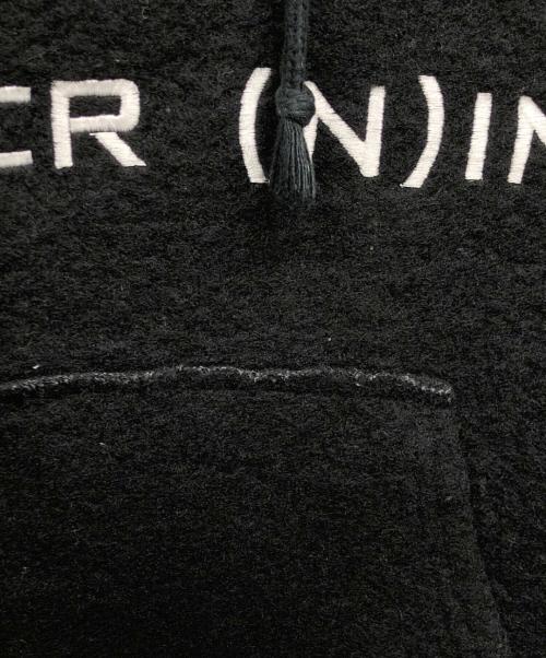 NUMBER (N)INE（ナンバーナイン）NUMBER (N)INE (ナンバーナイン) ハーフジップフリースパーカー ブラック サイズ:3の古着・服飾アイテム