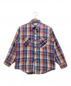 big macビッグマック）の古着「ヴィンテージヘビーネルシャツ」｜ブルー