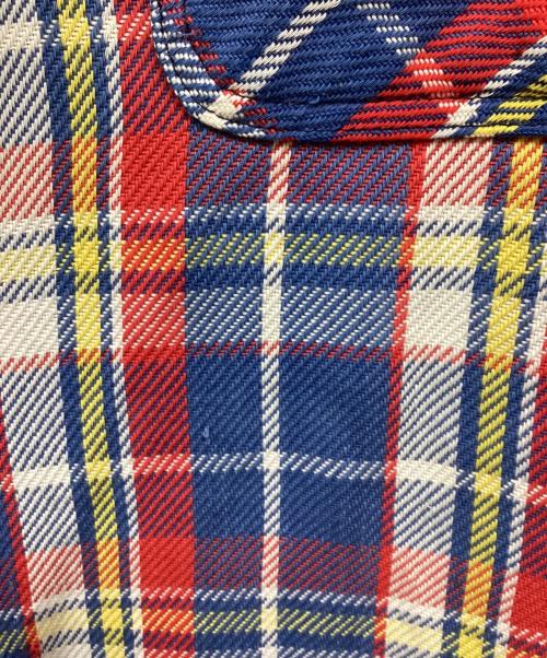 big mac（ビッグマック）BIG MAC (ビッグマック) ヴィンテージヘビーネルシャツ ブルー サイズ:Lの古着・服飾アイテム