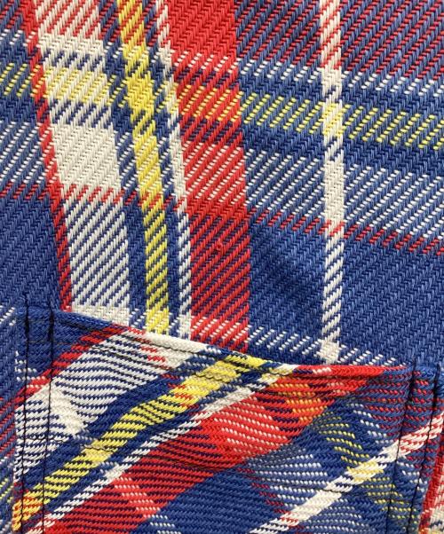 big mac（ビッグマック）BIG MAC (ビッグマック) ヴィンテージヘビーネルシャツ ブルー サイズ:Lの古着・服飾アイテム