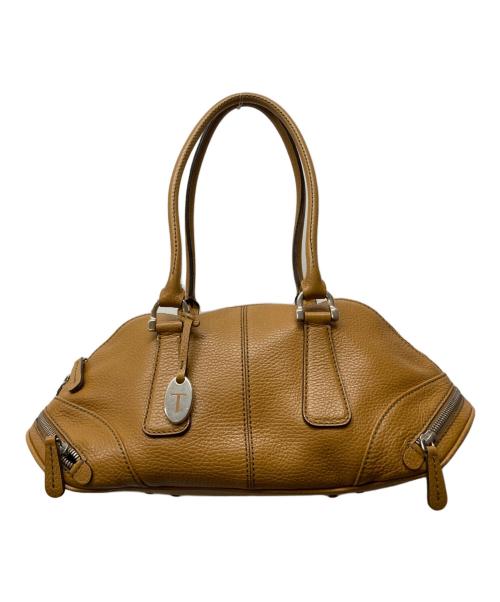 TOD'S（トッズ）TOD'S (トッズ) ミニボストンバッグ ブラウンの古着・服飾アイテム